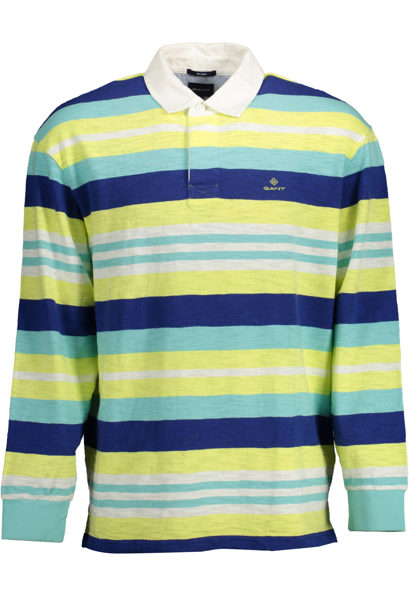 GANT POLO MANICHE LUNGHE UOMO GIALLO ***