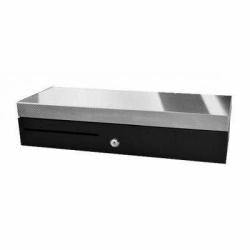 460 MM FLIP LID DRAWER BLACK - PLASTIC INSERT W MLOCK LID CABL