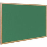 Bi-Office FB0744239 lavagna 900 x 600 mm (Bi-Office Earth-It Executive Green Felt Noticeboard Oak Wood Frame 900x600mm - FB0744239 DD)
