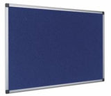 Bi-Office FA0243170 bacheca per appunti Interno Blu Alluminio (Bi-Office Maya Blue Felt Noticeboard Aluminium Frame 600x450mm - FA0243170 DD)