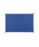 Bi-Office FA0543170 bacheca per appunti Interno Blu Alluminio (Bi-Office Maya Blue Felt Noticeboard Aluminium Frame 1200x900mm - FA0543170)