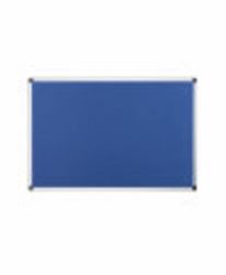 Bi-Office FA0543170 bacheca per appunti Interno Blu Alluminio (Bi-Office Maya Blue Felt Noticeboard Aluminium Frame 1200x900mm - FA0543170)
