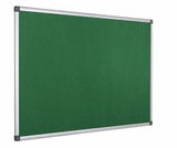 Bi-Office FA2144170 bacheca per appunti Interno Verde Alluminio (Bi-Office Maya Green Felt Noticeboard Aluminium Frame 2400x1200mm - FA2144170 DD)