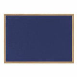 Bi-Office FB8643233 lavagna 2400 x 1200 mm (Bi-Office Earth-It Blue Felt Noticeboard Oak Wood Frame 2400x1200mm - FB8643233 DD)