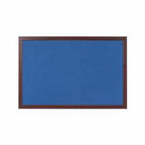 Bi-Office FB8643653 lavagna 2400 x 1200 mm (Tablero de anuncios de fieltro azul Bi-Office Earth-It con marco de madera de cerezo 2400x1200mm - FB8643653 DD)