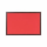 Bi-Office FB8546653 lavagna 1800 x 1200 mm (Bi-Office Earth-It Red Felt Noticeboard Cherry Wood Frame 1800x1200mm - FB8546653 DD)