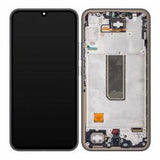 Genuine Samsung A34 5G / A346  Replacement AMOLED Touch Screen Assembly With Chassis  Graphite  Service Pack  GH82-31200A