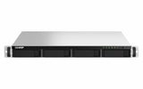 QNAP TS-464U-RP NAS Rack [1U] Intel Celeron N5095 8 GB 4 TB HDD QNAP QTS Alluminio, Nero (1U 4-Bay rackmount NAS Intel Celeron N5105/N5095 quad-core 8GB RAM onboard [not expandable] 4 x 3.5in/2.5