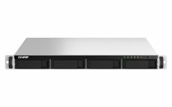 QNAP TS-464U-RP NAS Rack [1U] Intel Celeron N5095 8 GB 4 TB HDD QNAP QTS Alluminio, Nero (1U 4-Bay rackmount NAS Intel Celeron N5105/N5095 quad-core 8GB RAM onboard [not expandable] 4 x 3.5in/2.5