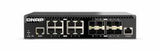 QNAP QSW-M3216R-8S8T switch di rete Gestito L2/L3 10G Ethernet [100/1000/10000] 1U Nero (QSW-M3216R-8S8T Management Switch 16 port of 10GbE port speed 8 port SFP+ 8 port 10gbE RJ45 half-rackmount des
