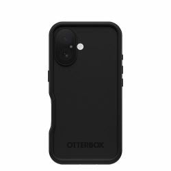 OtterBox FRE - Protective waterproof case for mobile phone - MagSafe compatibility - polycarbonate layer, thermoplastic elastomer [TPE] - black - for Apple iPhone 16