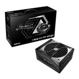 ASRock TC-1650T, 1600W ATX Power Supply Unit, 80 PLUS TITANIUM Certified. 135mm Striped Axial FDB Fan, High Efficiency PSU