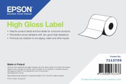 Epson High Gloss Label - Continuous Roll: 102mm x 33m (HIGH GLOSS LABEL DIE-CUT ROLL - 102MM X 76MM 1570 LABELS)