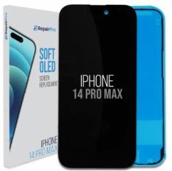 ReplaceBase RBSKU22725 ricambio per cellulare Display Nero (RepairPro  iPhone 14 Pro Max  Replacement Screen [120Hz]  Soft OLED)