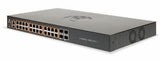 cnMatrix EX1028-P, - Intelligent Ethernet PoE+ - Switch, 24 1Gbps and 4 1Gbps SFP fiber ports - no power cord. Enterprise-grade - Warranty: 60M
