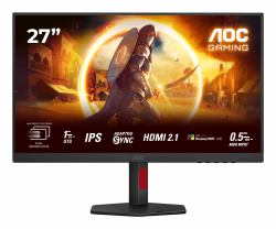 AOC G4 U27G4R Monitor PC 68,6 cm [27] 3840 x 2160 Pixel 4K Ultra HD LED Nero, Rosso (AOC Agon 27 INCH IPS 160Hz FHD 320Hz 2 HDMI)