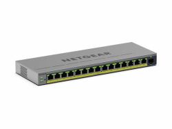 NETGEAR GS116EPP Gestito L2/L3 Gigabit Ethernet [10/100/1000] Supporto Power over Ethernet [PoE] Grigio (16-PORT POE+ 1G PLUS SWITCH - 1XSFP PORT 231W)