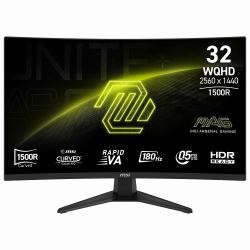 MSI MAG 321CQF E18 Monitor PC 80 cm [31.5] 2560 x 1440 Pixel Wide Quad HD Nero (MSI 31.5 VA MON CURVED MAG 321CQF E18)