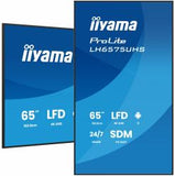 iiyama LH6575UHS-B2AG visualizzatore di messaggi Pannello piatto per segnaletica digitale 163,8 cm [64.5] LCD Wi-Fi 500 cd/m 4K Ultra HD Nero Processore integrato Android 11 24/7 (iiyama 65' 4K UHD