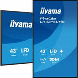 iiyama LH4375UHS-B2AG visualizzatore di messaggi Pannello piatto per segnaletica digitale 108 cm [42.5] LCD Wi-Fi 500 cd/m 4K Ultra HD Nero Processore integrato Android 11 24/7 (iiyama 43' 4K UHD P