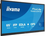 iiyama TE6512MIS-B4AG visualizzatore di messaggi Pannello piatto interattivo 165,1 cm [65] LCD Wi-Fi 400 cd/m 4K Ultra HD Nero Touch screen Processore integrato Android 24/7 (iiyama 65\W IFP 40-Poi