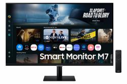 Samsung M7 S32FM702UU Monitor PC 81,3 cm [32] 3840 x 2160 Pixel 4K Ultra HD LED Nero (Samsung LS32FM702UUXXU 32 INCH 4K Smart Monitor with Speakers)
