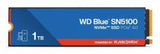 Western Digital WD Blue SN5100 1 TB M.2 PCI Express 4.0 NVMe QLC 3D NAND (1Tb Wd Blue Sn5100 Nvme Ssd - Warranty: 12M)
