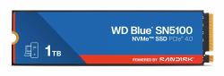 Western Digital WD Blue SN5100 1 TB M.2 PCI Express 4.0 NVMe QLC 3D NAND (1Tb Wd Blue Sn5100 Nvme Ssd - Warranty: 12M)