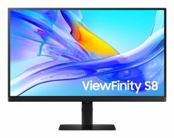 Samsung LS27D804UEUXXE Monitor PC 68,6 cm [27] 3840 x 2160 Pixel 4K Ultra HD Nero (Samsung ViewFinity S8 S27D804UEU sk?rm)