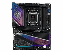 Asrock X870 NOVA WIFI AMD X870 Socket AM5 ATX (Asrock PHANTOM GAMING X870 Nova WiFi AMD Socket AM5 Motherboard, 4 x DDR5 DIMM Slots, 1 x Vertical M.2 Socket, 2 x USB4 Type-C, 5G LAN, 802.11be Wi-Fi 7