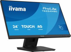 iiyama ProLite T2454MSC-B3AG Monitor PC 60,5 cm [23.8] 1920 x 1080 Pixel Full HD LED Touch screen Multi utente Nero (iiyama ProLite 24? InCell PCAP 10pt touchscreen monitor fe)