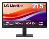 LG 22U401A-B - Monitor LCD - 22 [21.5 visualizzabile] - 1920 x 1080 Full HD [1080p] @ 100 Hz - VA - 250 cd/m? - 3000:1 - HDR10 - 1 ms - HDMI, VGA