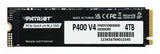Patriot Memory P400 V4 4 TB M.2 PCI Express 4.0 NVMe (Patriot P400VP4TBM28HP400 V4, 4TB M.2)