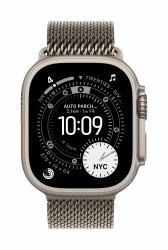Apple Loop in maglia milanese in titanio naturale [49 mm] - Medium (*49MM NT MILANESE LOOP - MEDIUM)