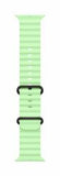 Apple Cinturino Ocean verde neon [49 mm] - Titanio nero (-49MM NEON GREEN OBAND - BT FINISH)