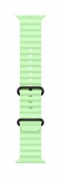 Apple Cinturino Ocean verde neon [49 mm] - Titanio nero (-49MM NEON GREEN OBAND - BT FINISH)