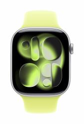 Apple Cinturino Sport giallo neon [46 mm] - M/L (*46MM NEON YELLOW SPORT BAND - M/L)