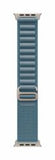 Apple Alpine Loop blu chiaro [49 mm] - Small - Titanio naturale (*49MM LIGHT BLUE AL -?SML - NT FIN)