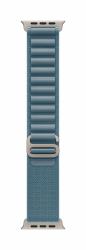 Apple Alpine Loop blu chiaro [49 mm] - Small - Titanio naturale (*49MM LIGHT BLUE AL -?SML - NT FIN)