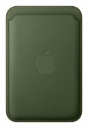 Apple Portafoglio MagSafe in tessuto FineWoven per iPhone (Apple - Wallet for mobile phone / credit card - MagSafe compatibility - microtwill, FineWoven - moss)