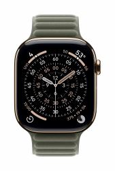 Apple Cinturino a maglie magnetico grigio salvia [46 mm] - S/M (*46MM SAGE GRAY MAGNETIC LINK - S/M)