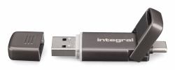 Integral INUSSD1TBSLIMXDL3.2 unit esterna a stato solido USB 3.2 Gen 2x2 (1TB USSD 3.2 GEN2x1 SLIMXPRESS DUAL METAL UP TO R-550 W-500 MBS INTEGRAL)