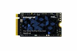 Integral NXM-1TB-IN drives allo stato solido M.2 PCI Express 3.0 NVMe TLC (1TB-1024GB SSD M.2 2242 NVME 1.3 PCIe Gen3 x4 R-3400MBs W-3000MBs TBW 360 INTEGRAL [double-sided chips])