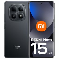 Xiaomi Redmi Note 15 5G 17,2 cm [6.77] 8 GB 256 GB 5520 mAh Nero (Xiaomi Redmi Note 15 5G Dual Sim 8+256GB black)