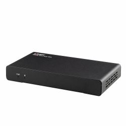 Lindy 43424 AV bridge 3840 x 2160 Pixel Collegamento ethernet LAN Nero (MEETING ROOM DOCK 60W - .)