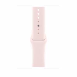 Apple Cinturino Sport rosa chiaro [46 mm] - M/L (46MM SOFT PINK SPORT BAND - M/L)