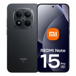 Xiaomi Redmi Note 15 Pro 5G 17,4 cm [6.83] Doppia SIM USB tipo-C 12 GB 512 GB 6580 mAh Nero (Xiaomi Redmi Note 15 Pro 5G Dual Sim 12+512GB black)