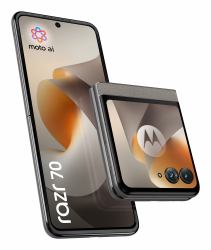Motorola razr 70 17,5 cm [6.9] Doppia SIM Android 16.0 5G USB tipo-C 8 GB 256 GB 4800 mAh Colore della pietra (MOTO RAZR 70 HEMATITE)