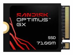 SanDisk Optimus GX 7100M 1 TB M.2 PCI Express 4.0 NVMe TLC 3D NAND (SanDisk Optimus GX 7100M - SSD - 1 TB - interno - M.2 2230 - PCIe 4.0 x4 [NVMe])