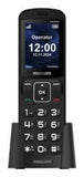 MaxCom Comfort MM34D 4G 6,1 cm [2.4] 96 g Nero Telefono per anziani (Maxcom MM34D 4G VoLTE Big Button Cordless Mobile Desk Phone)